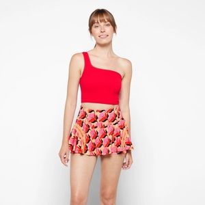 FP Movement by Free People Ashford Printed Synergy Skort in Clementine Combo
